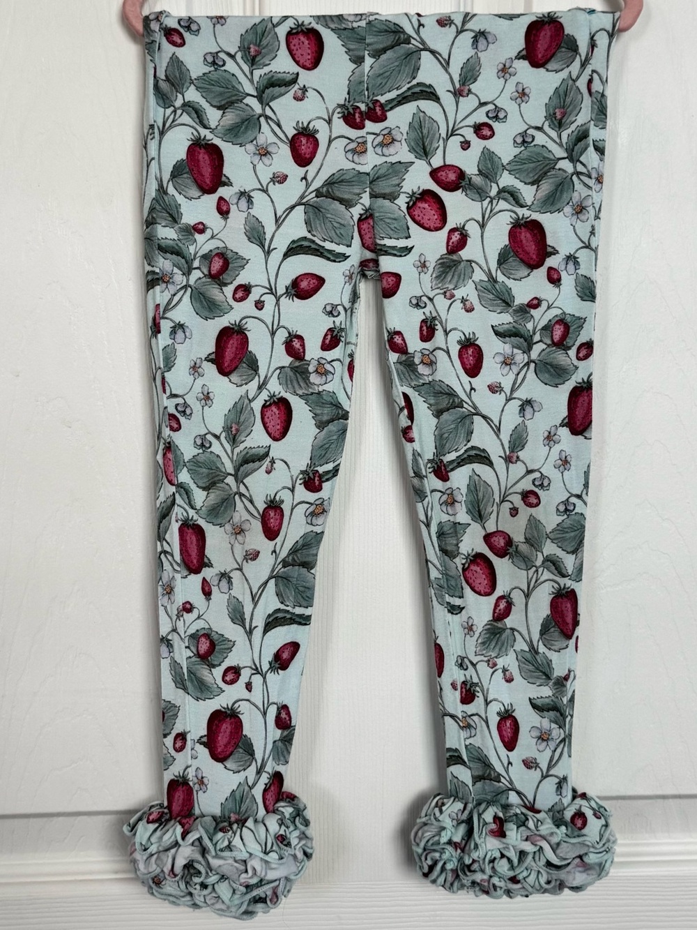 Posh Peanut Neve Strawberry Ruffle Cha Cha Leggings